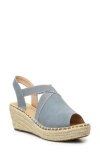 Catherine Catherine Malandrino Boady Espadrille Wedge Sandal In Blue
