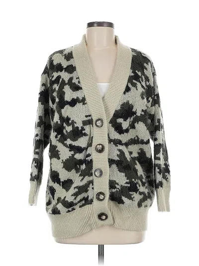 Pre-owned Catherine Catherine Malandrino Cardigan Sweater In Gray