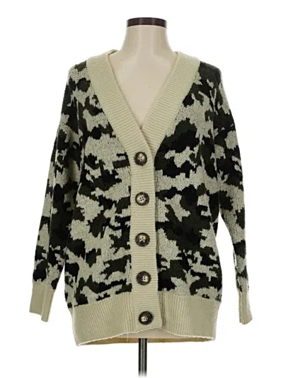 Pre-owned Catherine Catherine Malandrino Cardigan Sweater In Green
