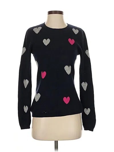 Pre-owned Catherine Catherine Malandrino Cashmere Pullover Sweater In Black