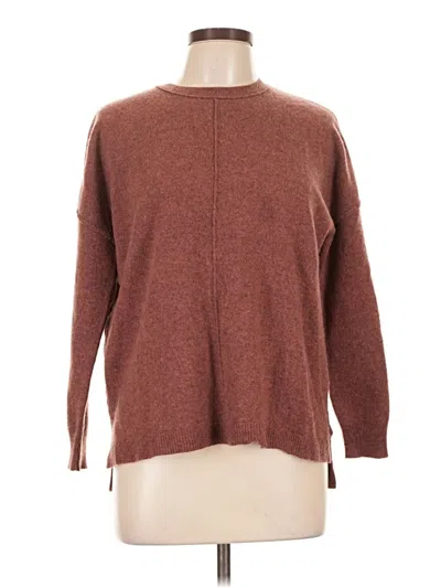 Pre-owned Catherine Catherine Malandrino Cashmere Pullover Sweater In Brown