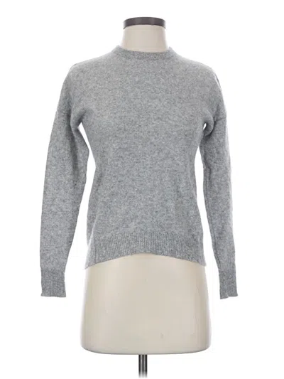 Pre-owned Catherine Catherine Malandrino Cashmere Pullover Sweater In Gray