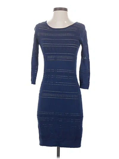 Pre-owned Catherine Catherine Malandrino Casual Dress In Blue