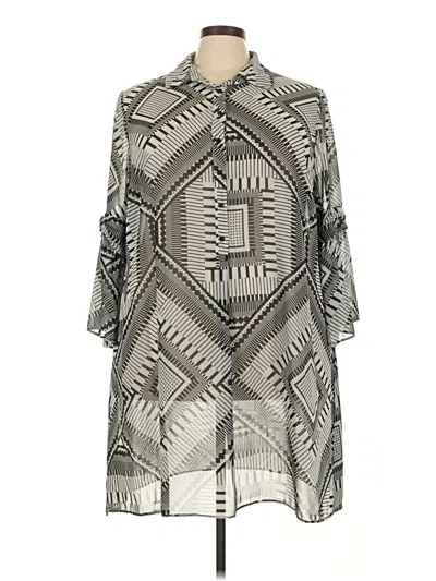 Pre-owned Catherine Catherine Malandrino Casual Dress In Gray