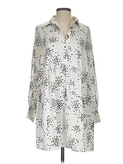 Pre-owned Catherine Catherine Malandrino Casual Dress In Silver