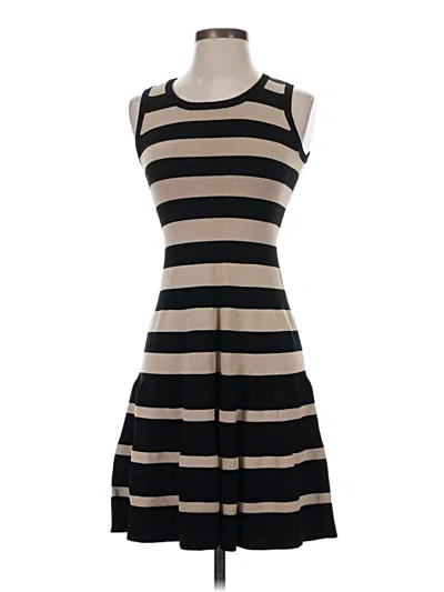 Pre-owned Catherine Catherine Malandrino Casual Dress In Tan