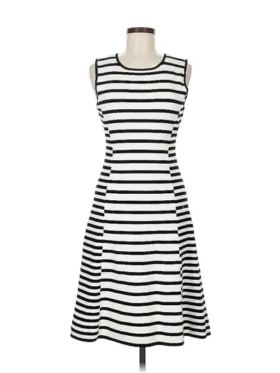 Pre-owned Catherine Catherine Malandrino Casual Dress In White