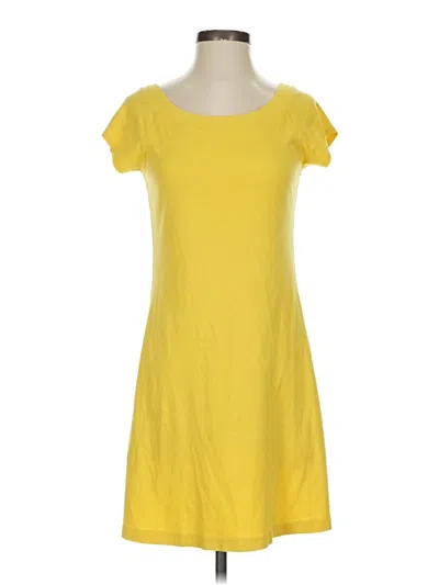Pre-owned Catherine Catherine Malandrino Casual Dress In Yellow