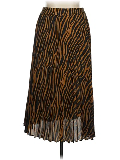 Pre-owned Catherine Catherine Malandrino Casual Skirt In Brown