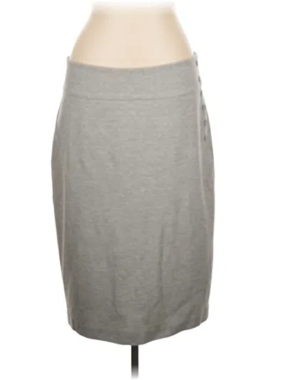 Pre-owned Catherine Catherine Malandrino Casual Skirt In Gray