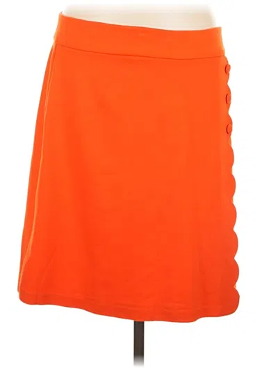 Pre-owned Catherine Catherine Malandrino Casual Skirt In Orange