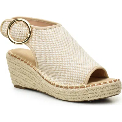 Catherine Catherine Malandrino Celio Platform Wedge Sandal In Natural