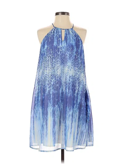 Pre-owned Catherine Catherine Malandrino Cocktail Dress In Blue