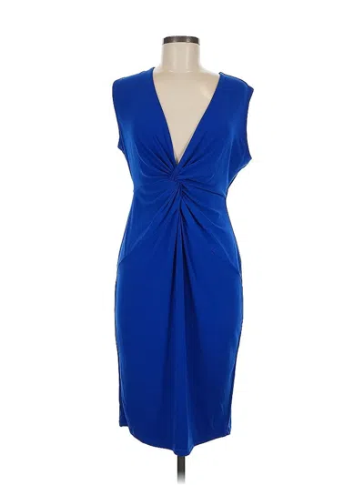 Pre-owned Catherine Catherine Malandrino Cocktail Dress In Blue