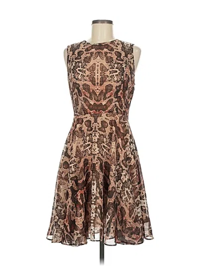 Pre-owned Catherine Catherine Malandrino Cocktail Dress In Brown