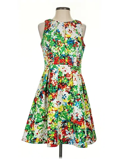Pre-owned Catherine Catherine Malandrino Cocktail Dress In Green