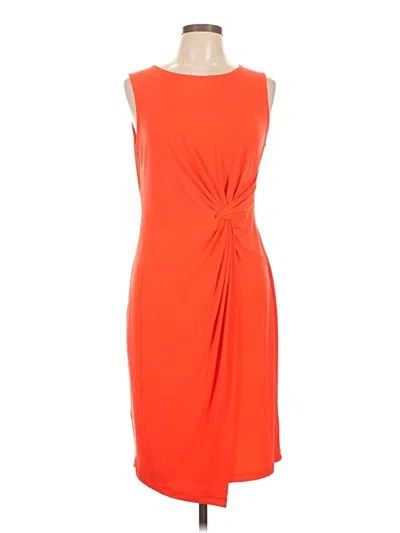 Pre-owned Catherine Catherine Malandrino Cocktail Dress In Orange
