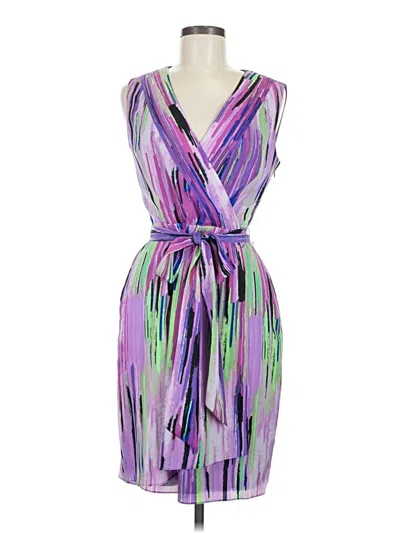 Pre-owned Catherine Catherine Malandrino Cocktail Dress In Purple