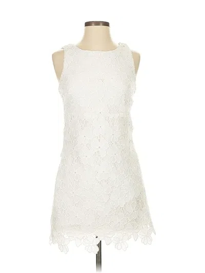 Pre-owned Catherine Catherine Malandrino Cocktail Dress In White