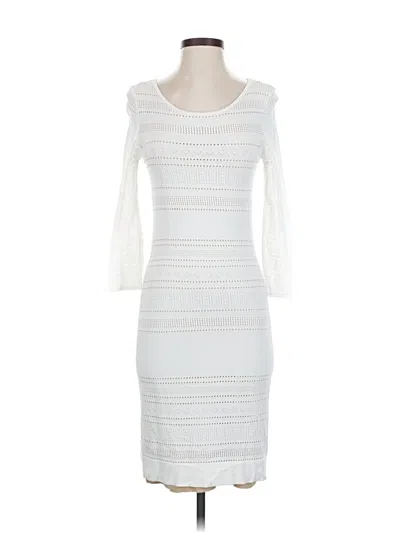 Pre-owned Catherine Catherine Malandrino Cocktail Dress In White