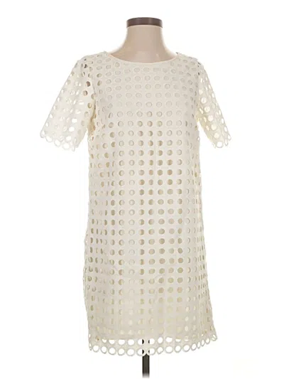 Pre-owned Catherine Catherine Malandrino Cocktail Dress In White