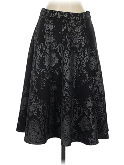 Pre-owned Catherine Catherine Malandrino Formal Skirt In Black