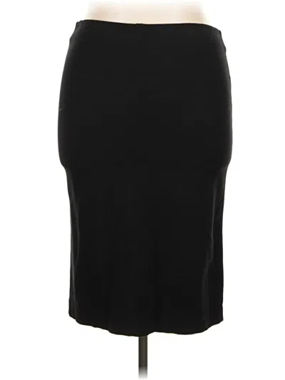 Pre-owned Catherine Catherine Malandrino Formal Skirt In Black