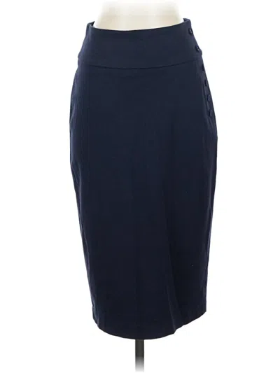 Pre-owned Catherine Catherine Malandrino Formal Skirt In Blue