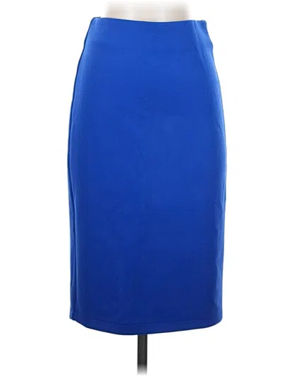 Pre-owned Catherine Catherine Malandrino Formal Skirt In Blue
