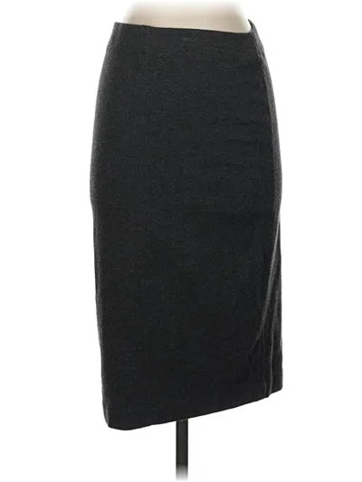 Pre-owned Catherine Catherine Malandrino Formal Skirt In Gray