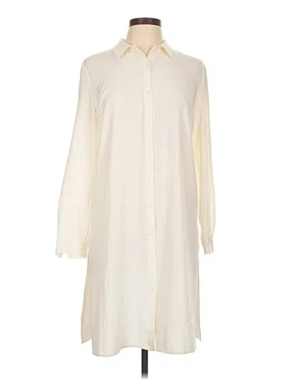 Pre-owned Catherine Catherine Malandrino Long Sleeve Blouse In Ivory