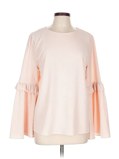 Pre-owned Catherine Catherine Malandrino Long Sleeve Blouse In Pink