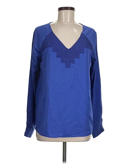 Pre-owned Catherine Catherine Malandrino Long Sleeve T-shirt In Blue