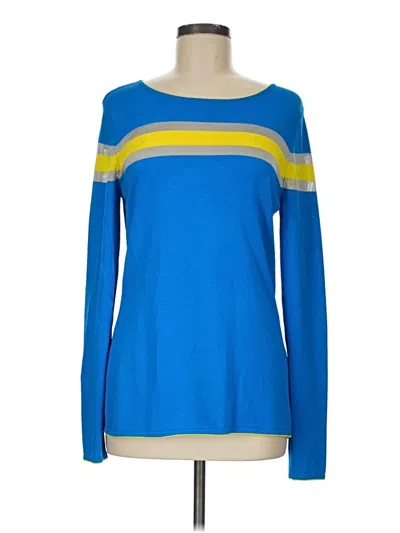Pre-owned Catherine Catherine Malandrino Long Sleeve T-shirt In Blue
