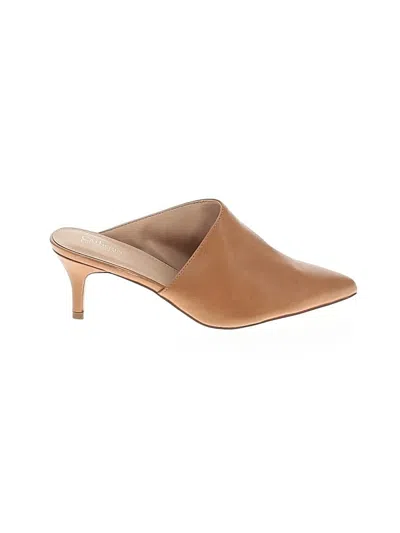 Pre-owned Catherine Catherine Malandrino Mule/clog In Tan