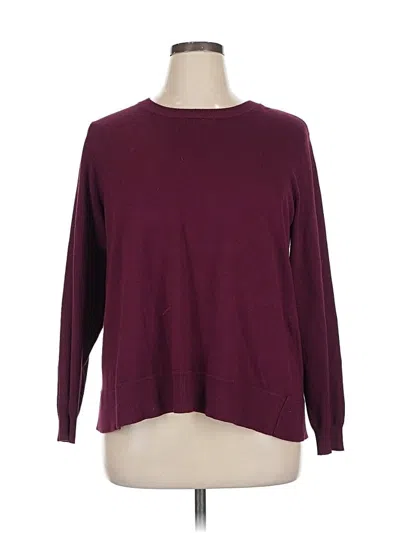 Pre-owned Catherine Catherine Malandrino Pullover Sweater In Burgundy