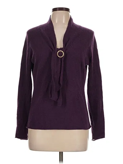 Pre-owned Catherine Catherine Malandrino Pullover Sweater In Purple