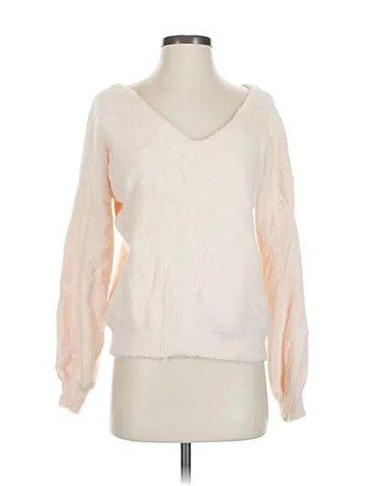 Pre-owned Catherine Catherine Malandrino Pullover Sweater In White