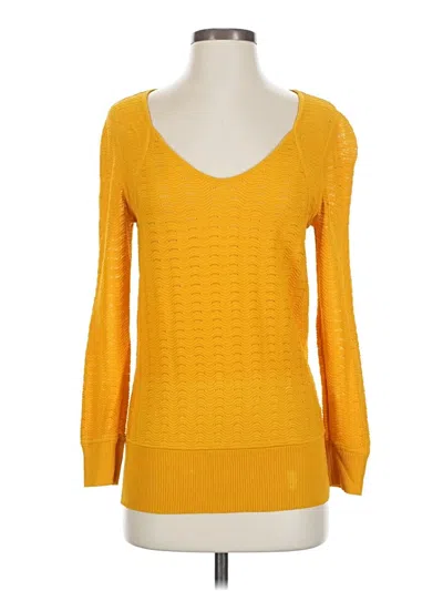 Pre-owned Catherine Catherine Malandrino Pullover Sweater In Yellow