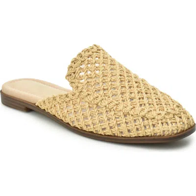 Catherine Catherine Malandrino Raffia Mule In Beige