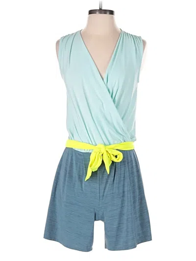 Pre-owned Catherine Catherine Malandrino Romper In Blue