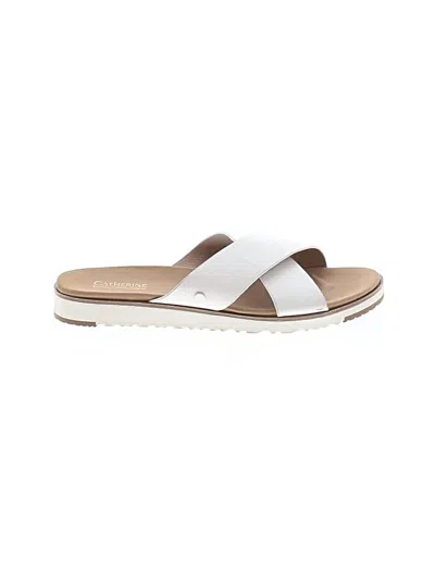 Pre-owned Catherine Catherine Malandrino Sandals In White