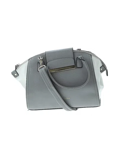 Pre-owned Catherine Catherine Malandrino Satchel In Gray