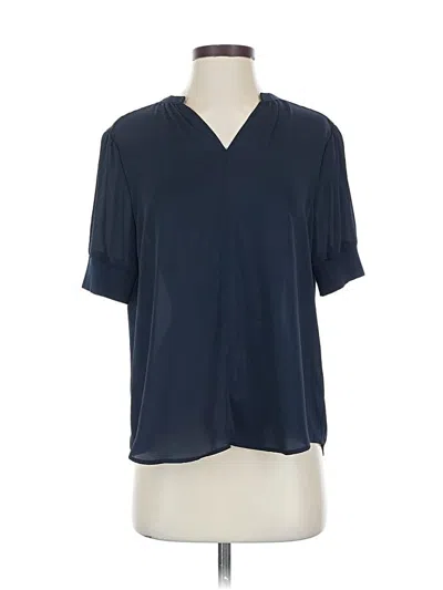 Pre-owned Catherine Catherine Malandrino Short Sleeve Blouse In Blue