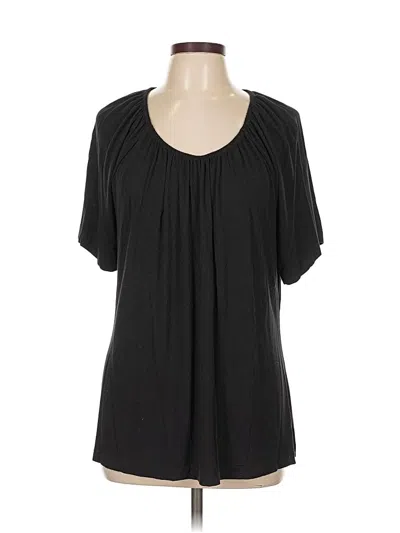 Pre-owned Catherine Catherine Malandrino Short Sleeve T-shirt In Black