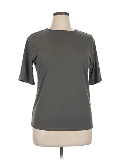Pre-owned Catherine Catherine Malandrino Short Sleeve T-shirt In Gray