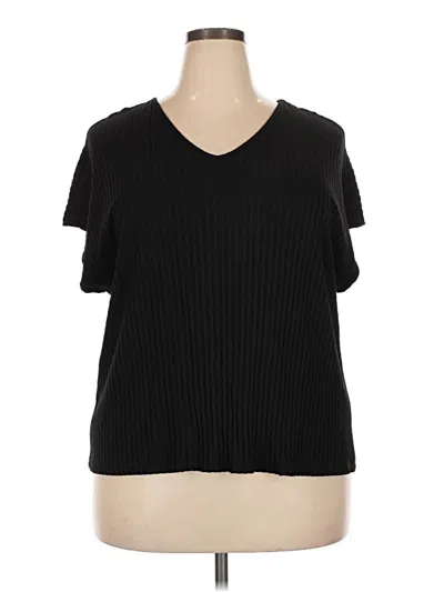 Pre-owned Catherine Catherine Malandrino Short Sleeve T-shirt In Black