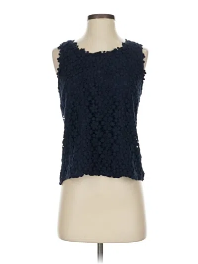 Pre-owned Catherine Catherine Malandrino Sleeveless Blouse In Blue