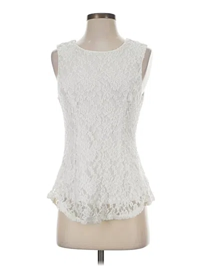 Pre-owned Catherine Catherine Malandrino Sleeveless T-shirt In Ivory