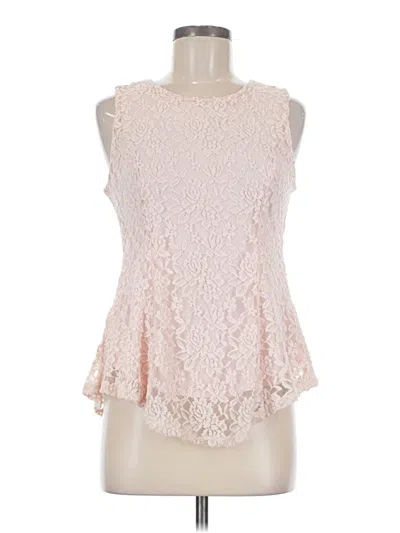 Pre-owned Catherine Catherine Malandrino Tank Top Pink Halter Neckline Tops